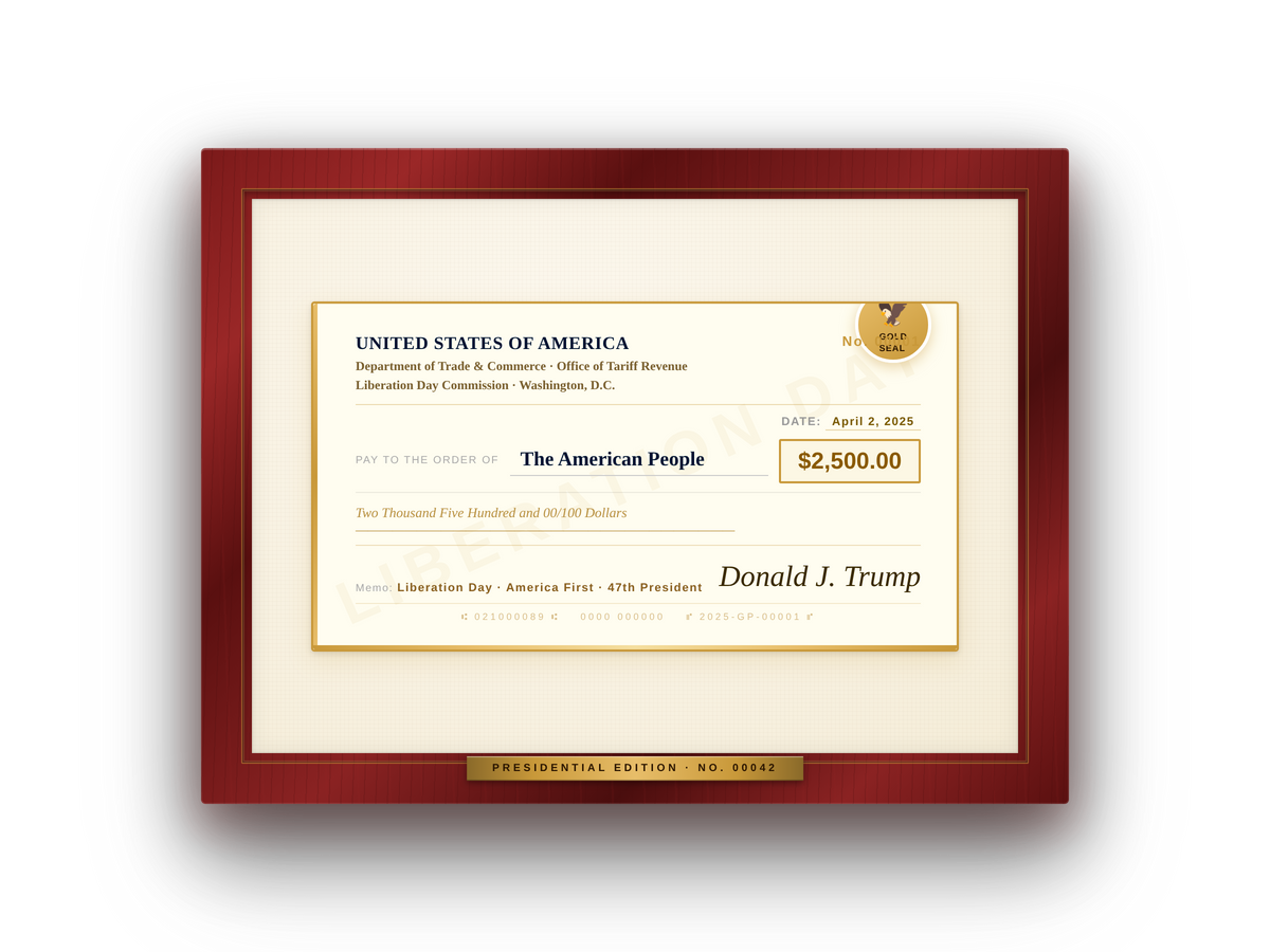 Presidential Framing Package