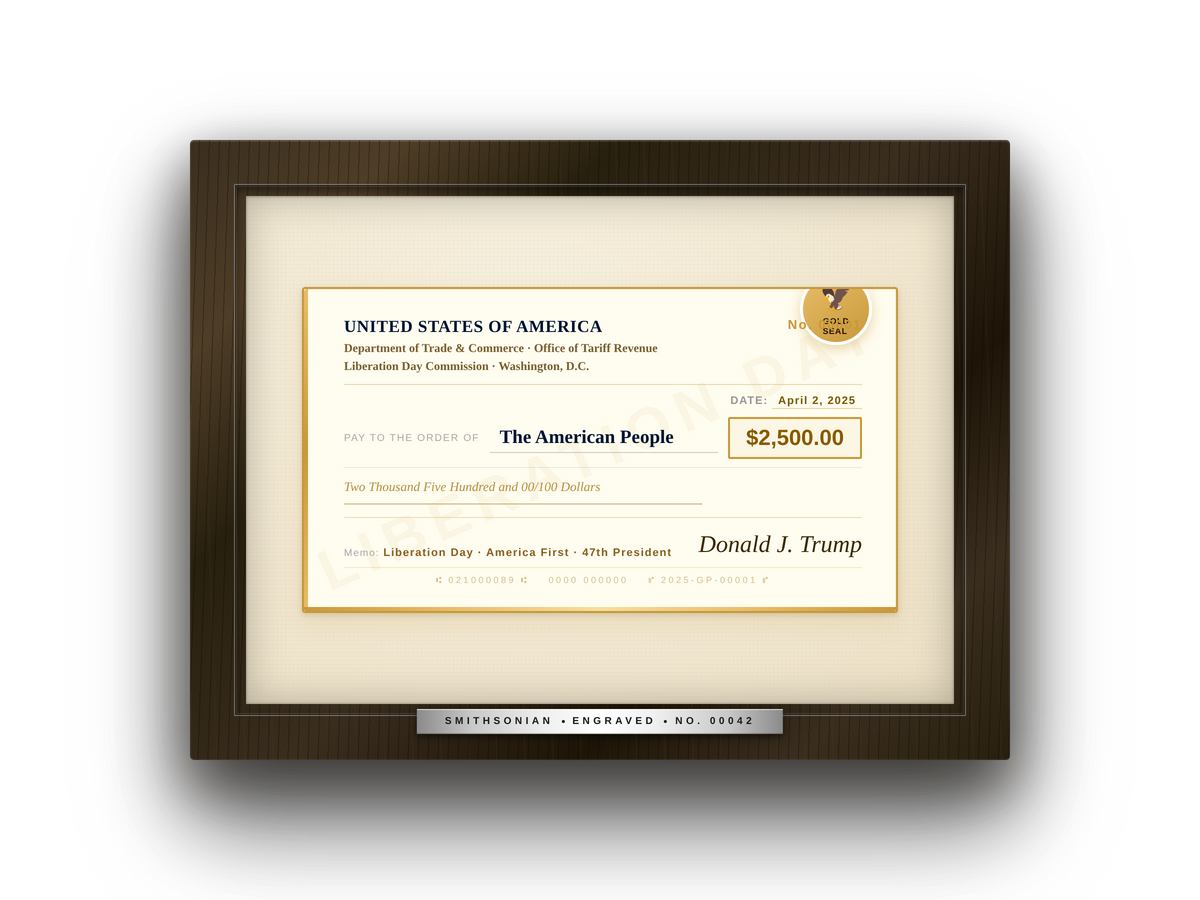 Smithsonian Framing Package